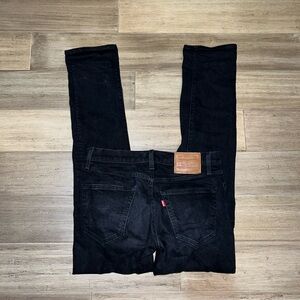 Black Levi 511 Jeans - 30W 34L